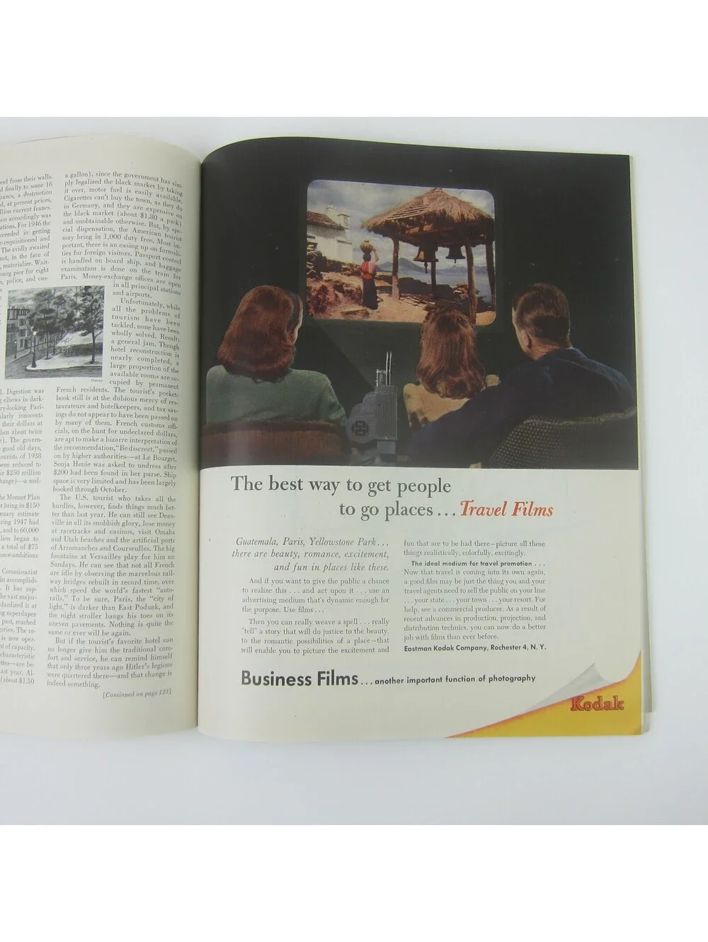 Vintage FORTUNE Magazine August 1947 Housing Italy General Aniline Charlie Taft